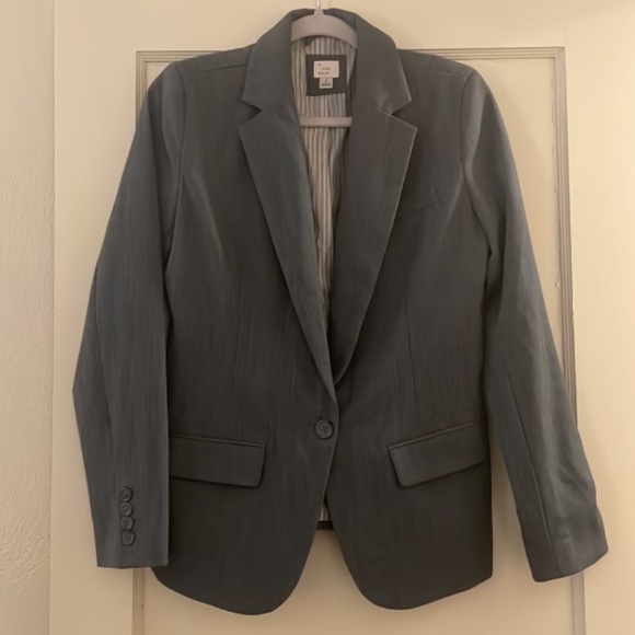 A New Day gray blazer size 8 - Picture 3 of 9